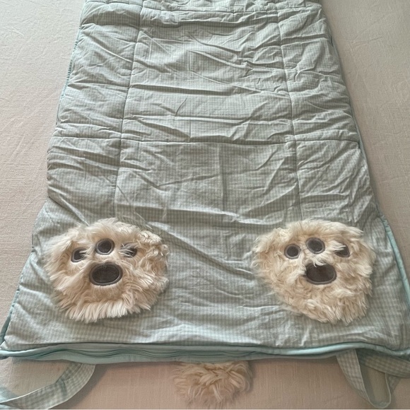 Shaggy Head Bunny Sleeping Bag Pottery Barn Kids “Riley” - Picture 4 of 16